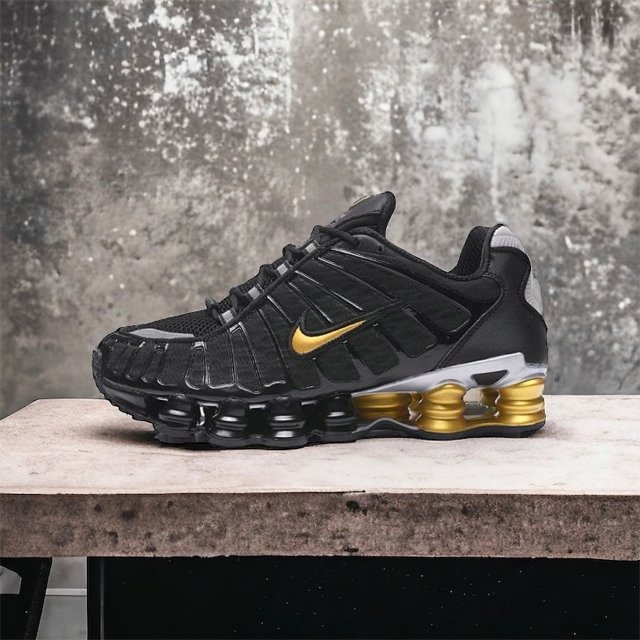Shoe 12 Mola Preto E Dourado Doze Mola Preto T Nis Nike Shox 12