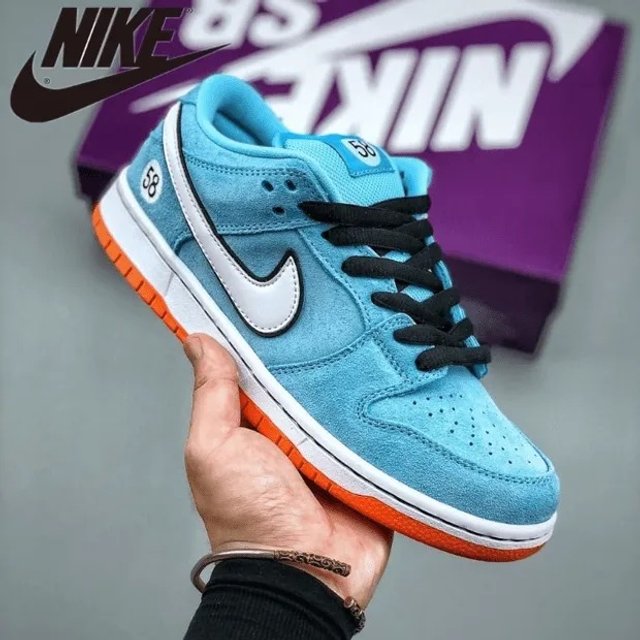 Tenis nike online azul bebe masculino