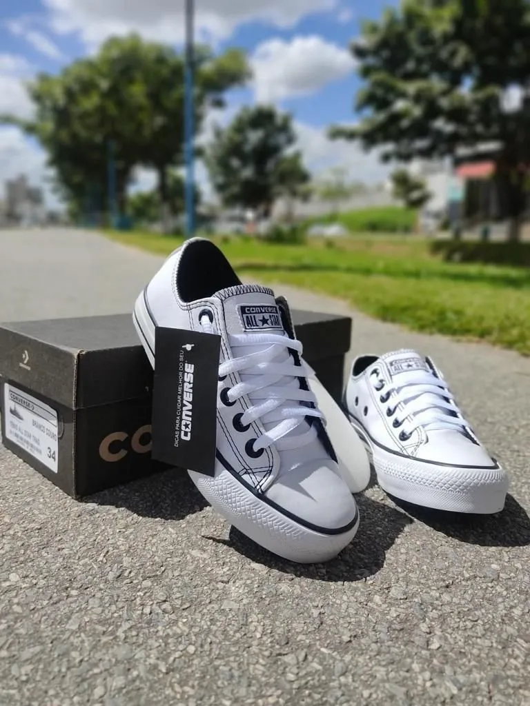 Couro Sintético Comprar All Star Branco Couro All Star Branco