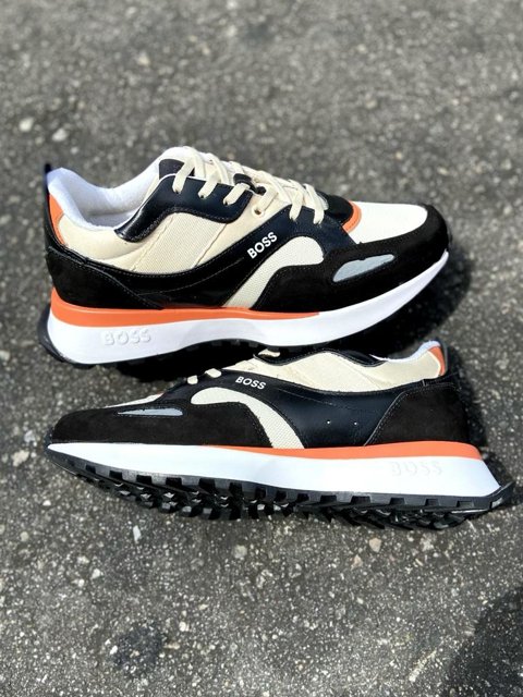 Tênis Jonah Color Block de cano baixo Hugo Boss Cod LQ3948 | WF