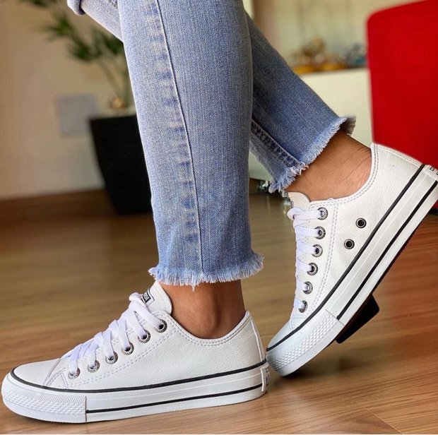 Tênis Converse All Star Couro All Star Femininos Cod 86AE780