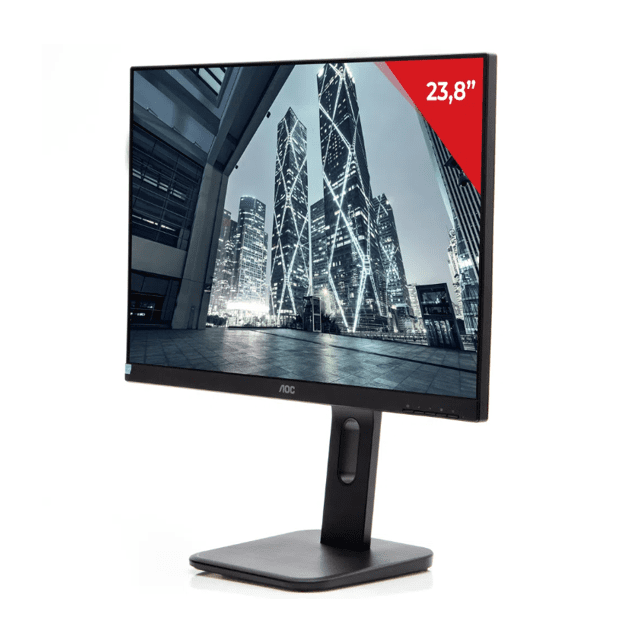 Monitor 23,8'' Led Aoc Widescreen Wva Full HD, HDMI, USB, VGA 24p1u
