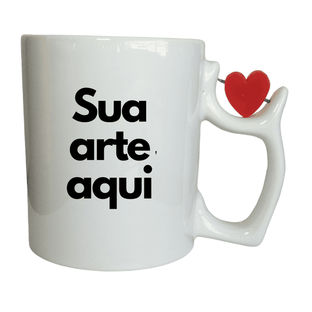 Caneca Branca Personalizada Foto Imagem Logo Arte