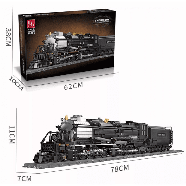 Os brinquedos Jiestar Venda quente 808 PCS crianças grande conjunto Prédio  de comboio a vapor Educacional Brick meninos DIY Locomotivas Plástico  Modelo de trem por grosso de Brinquedos Kids Building Block 