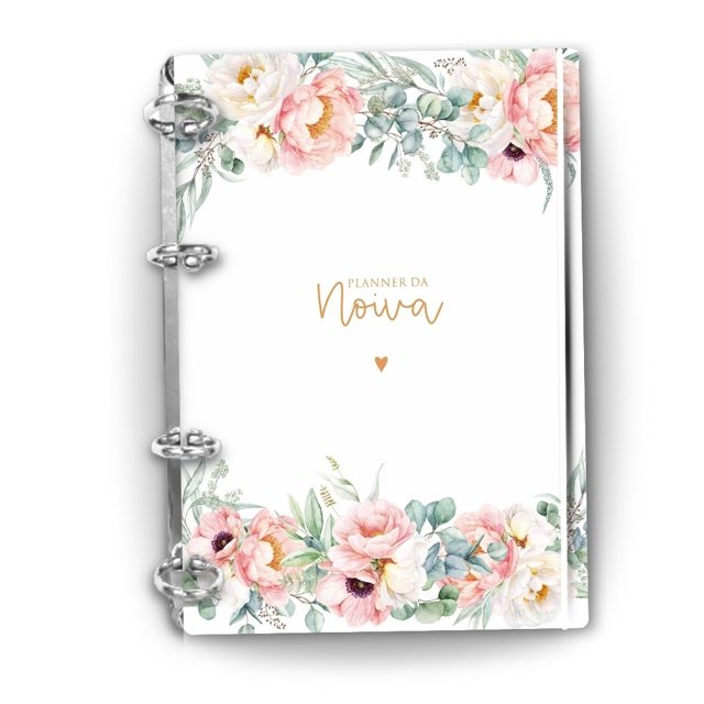 Capa Planner Floral Inicial U - Fazendo a Nossa Festa