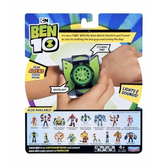 Relógio Digital Infantil - Ben 10 - Omnitrix Alien - Sunny Brinquedos