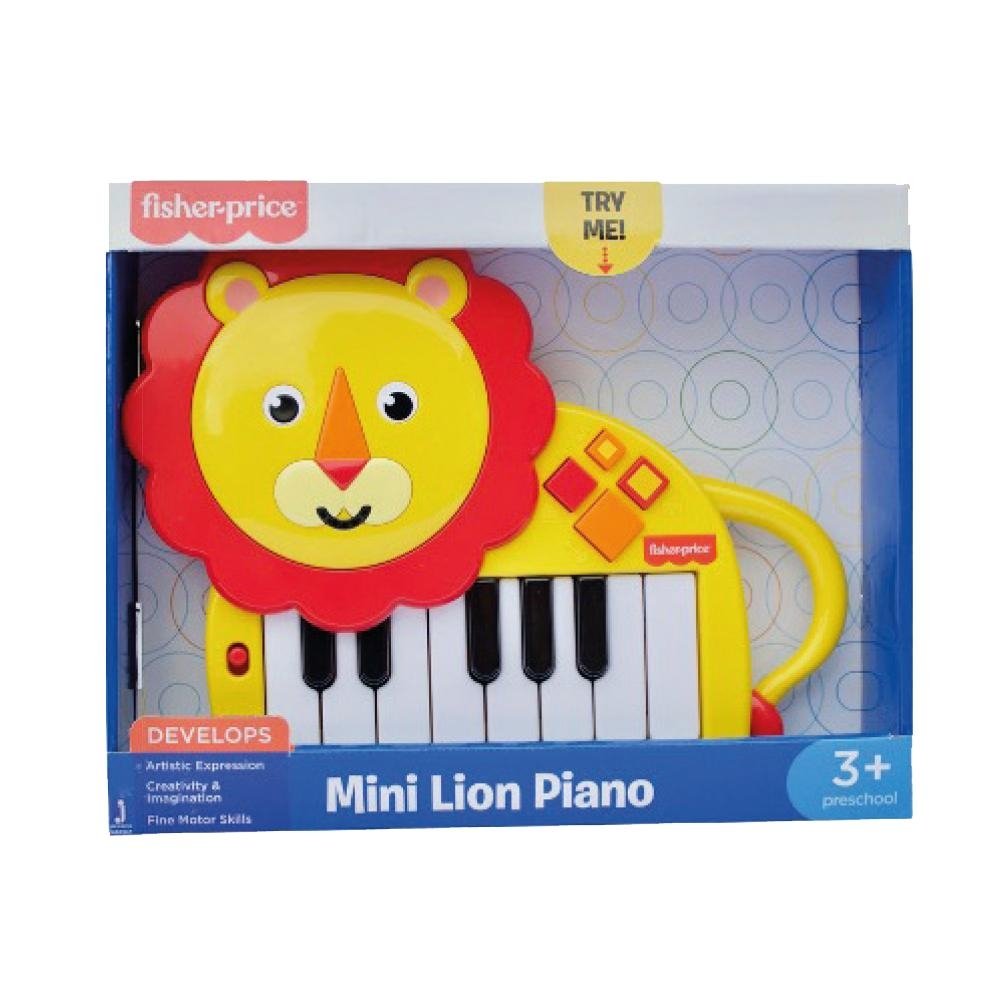 Teclado Pianinho Infantil Musical De Dinossauro Amarelo