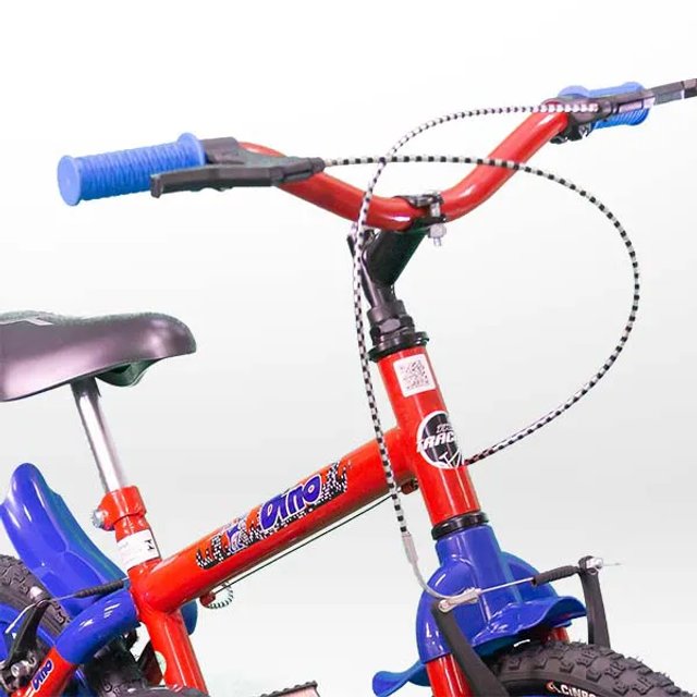 Bike Moto Cross Vermelha Aro 16, Uni Toys, 90 : : Esporte