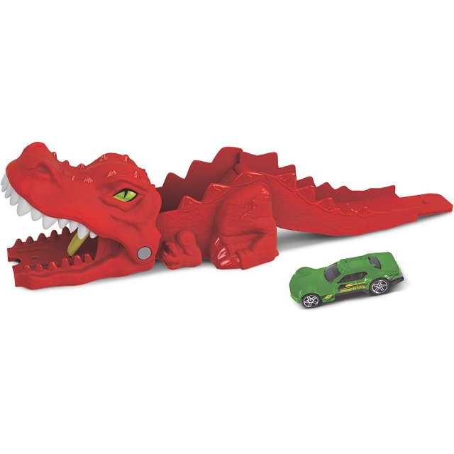 Hot Wheels Pista e Acessório Lançador de Dinossauro Mattel