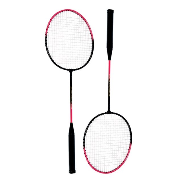 Raquete de badminton com desenho de peteca jogos ao ar livre