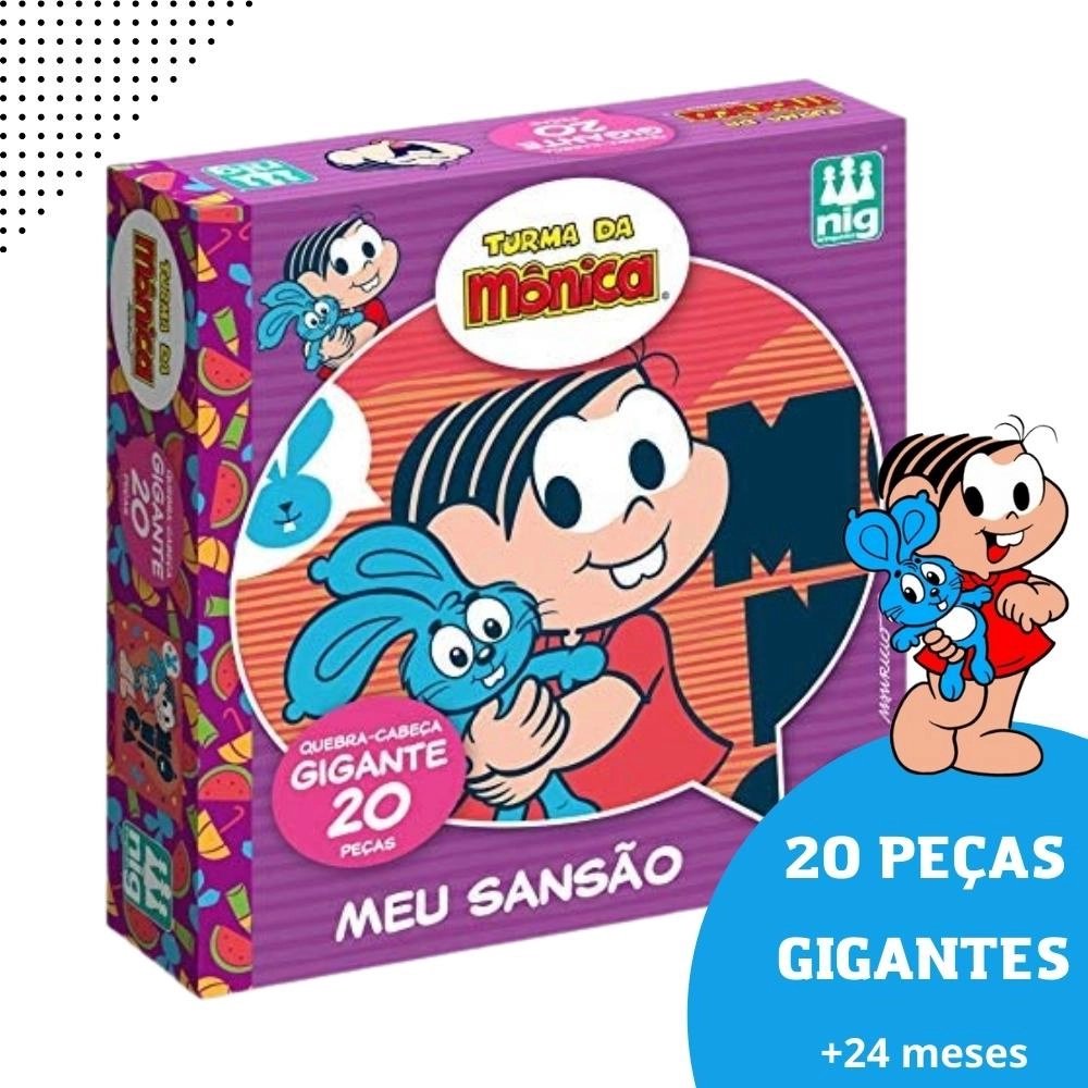 Turma da Mônica - Quebra-cabeça Grandão - 48 peças - Toyster Brinquedos :  : Brinquedos e Jogos