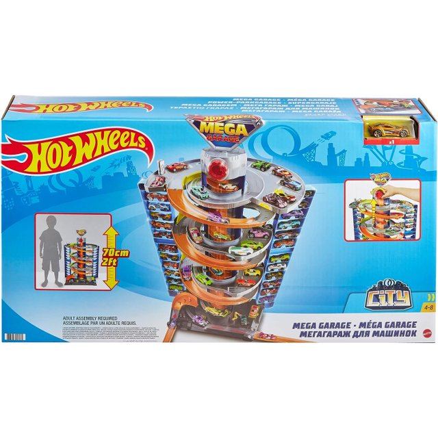 Pista Hot Wheels City - Color Shifters - Lava Rápido Mega Torre