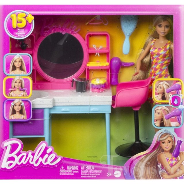 Barbie Fashion Totally Hair Salão de Beleza - Mattel