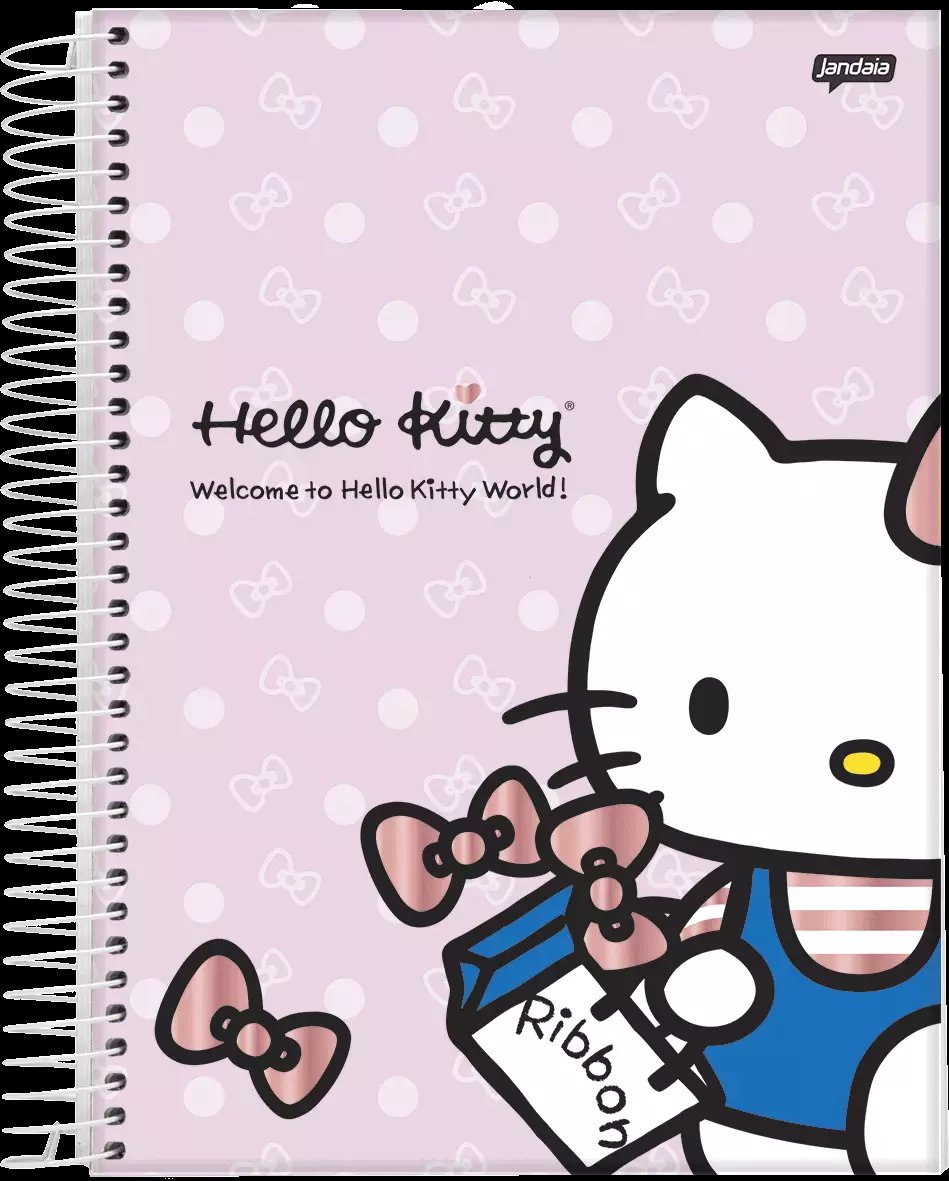HELLO KITTY - Livro Pequeno para Colorir e 5 Lápis de Cera