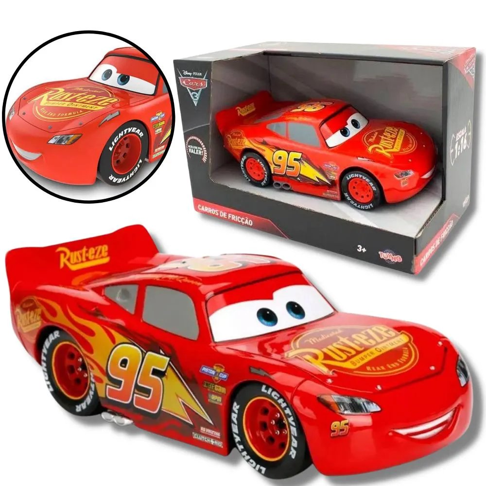 Jogo de Dominó Carros Lightning McQueen - Toyng - Jogo de Dominó