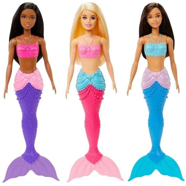 Pintar Desenho da Barbie Sereia, Colorindo a Barbie, Barbie em português