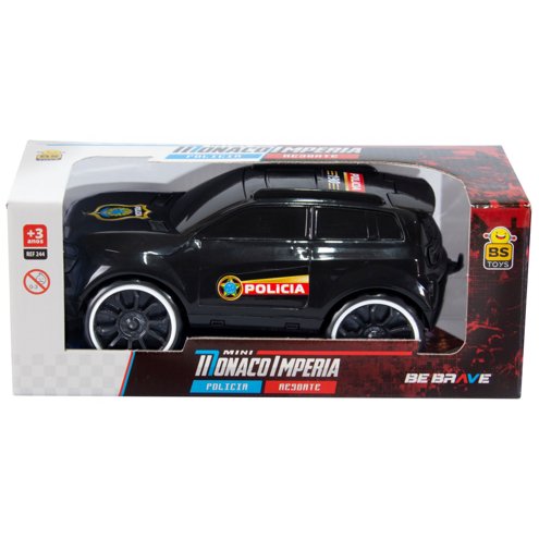 Mini carro de corrida policia art brink