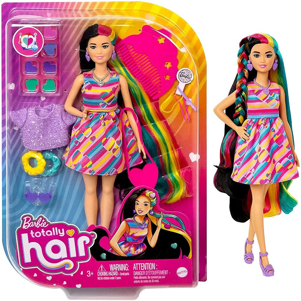 Barbie Fashion Totally Hair Coração- Mattel