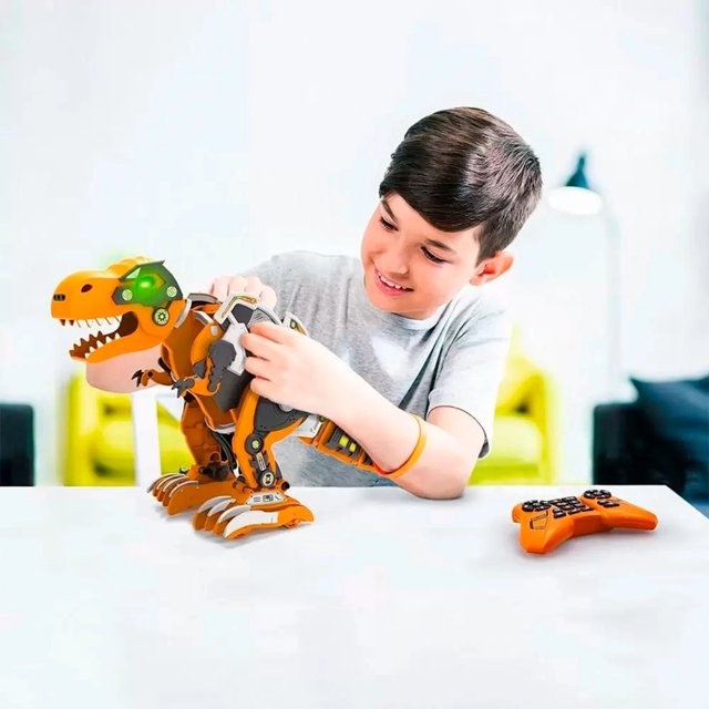 Dinobot Dinossauro Robô com controle remoto - Blanc Toys - Felicidade em  brinquedos