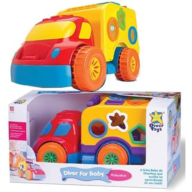 Brinquedo Caminhao Didatico Baby - Extra Festas