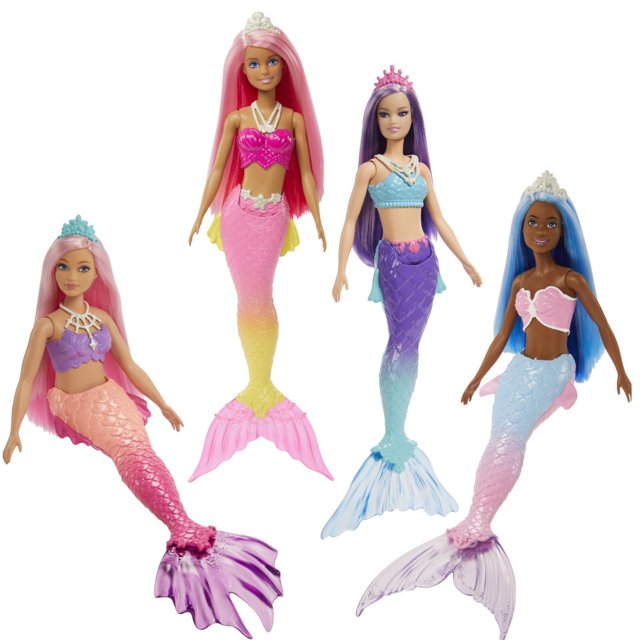 Barbie Sereia Morena com Cauda Azul - Mattel 