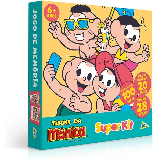 Super Kit Turma da Mônica- 3 jogos em 1 - Toyster