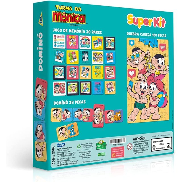 Princesas - Super Kit - 3 jogos em 1 - Toyster Brinquedos 