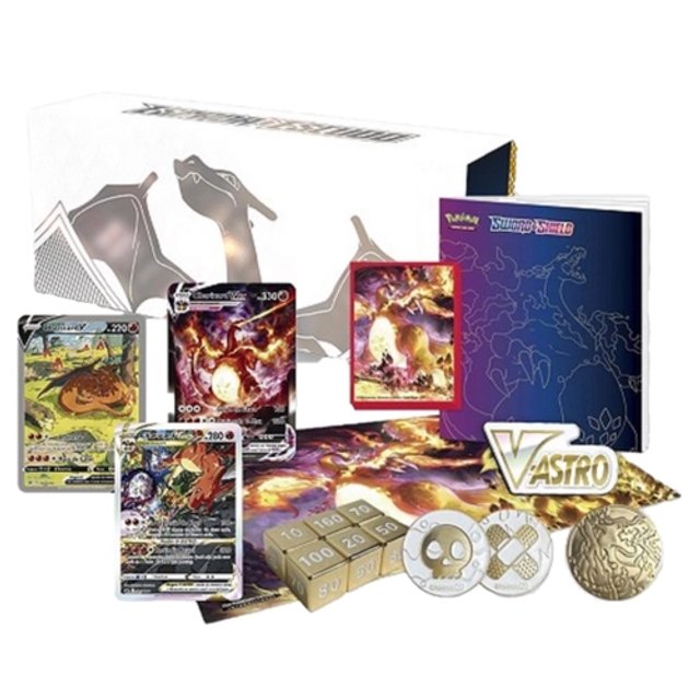 Box Elite Pokémon Ultrapremium Charizard - Copag