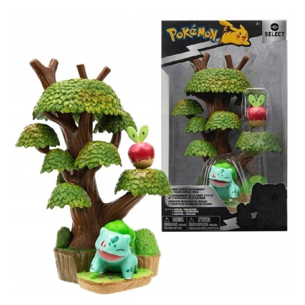 Figura Floresta Com Bulbasaur Applin, Pokemon - Sunny Brinquedos