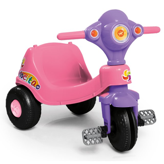 Triciclo Infantil Moto Uno Rosa Calesita 1 à 5 Anos