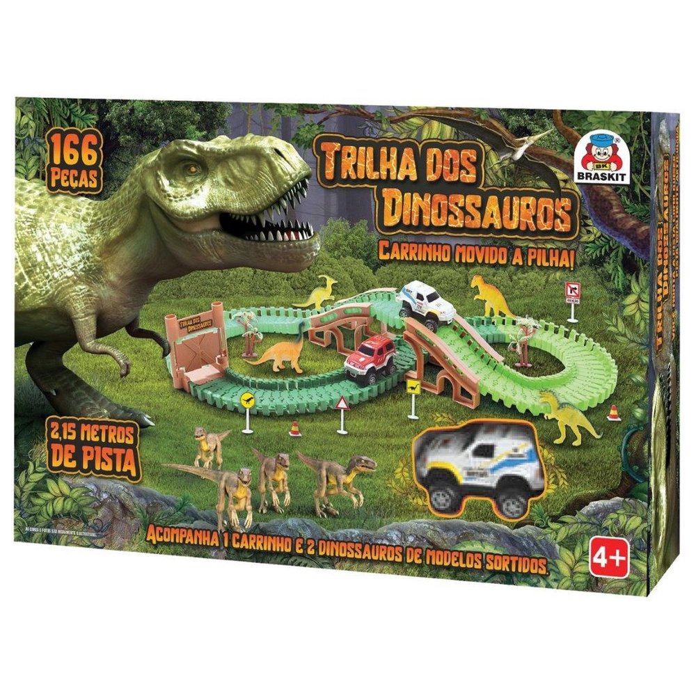 Jogo De Tabuleiro Dinossauro Game Braskit