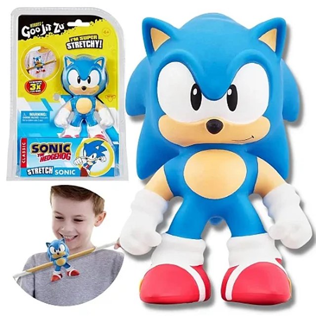 Boneco Elástico Sonic Classico Goo Jit Zu - Sunny