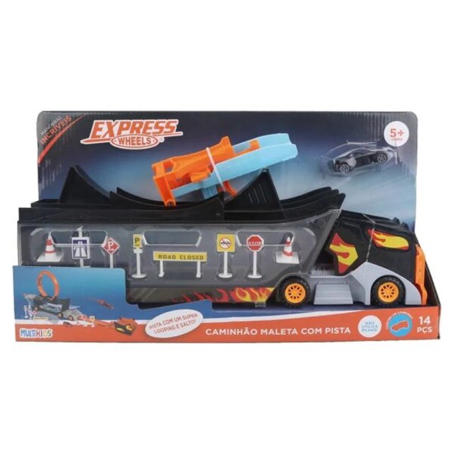 Pista Speedster Pit Stop Com Looping E Carrinho Polibrinq