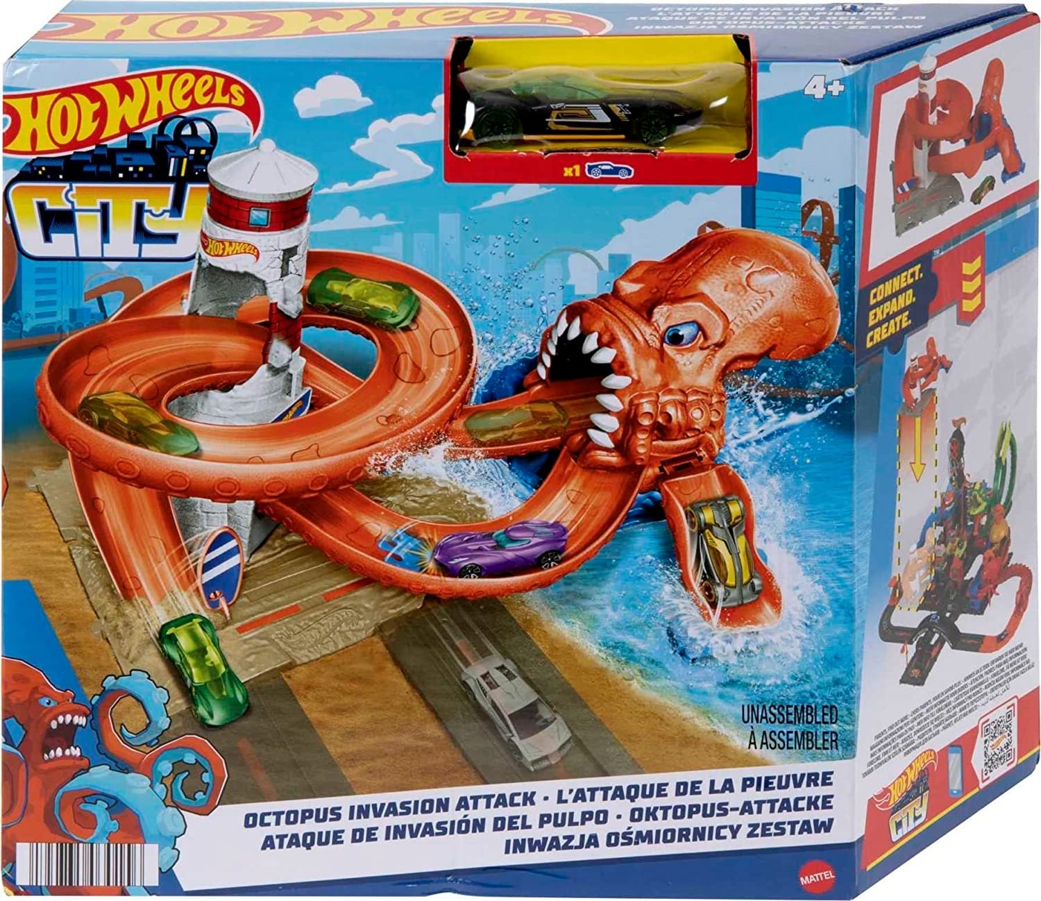 Hot Wheels City Pista Estação Científica - Mattel em Promoção na
