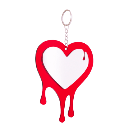 Melted Mirror Charm