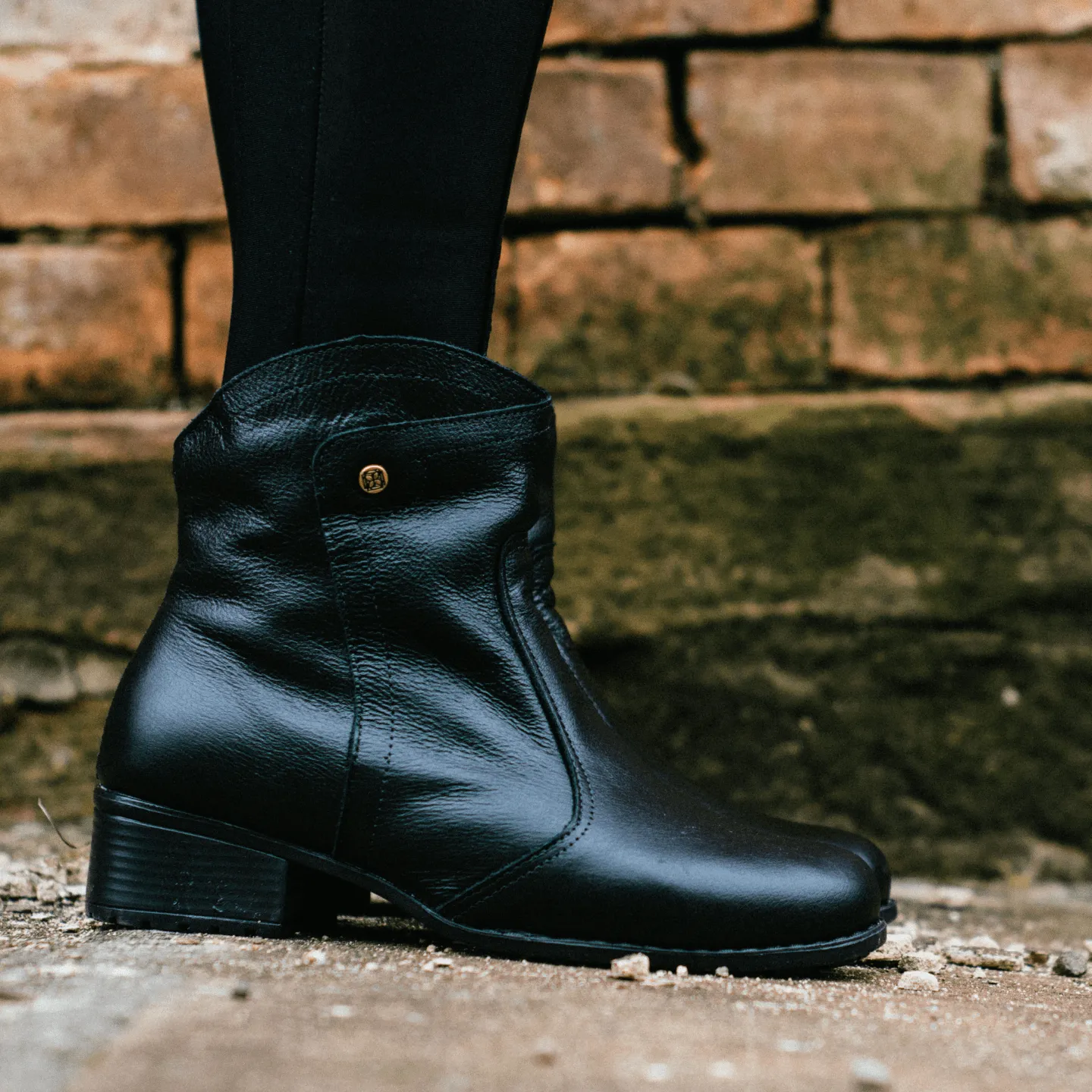 Botinha com pelo de cheap ovelha