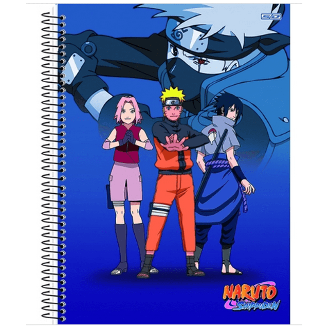 Caderno Cartografia e Desenho Espiral Capa Dura 60 Fls Boruto