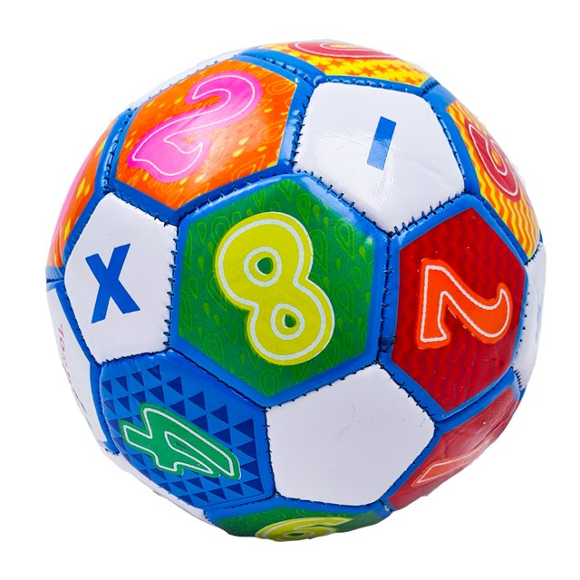  MINI BOLA FUTEBOL  MATEMÁTICA 48 CM  CORES SORTIDAS 