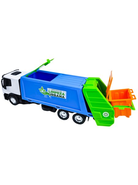 Caminhão Brinquedo Infantil Coletor Limpeza Menino Lixo