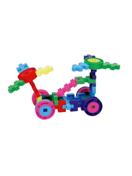 Kit infantil 1000 multiblocos kids-pecinhas criativas desenvolvimento  infantil-peças-blocos-rodinhas para montar