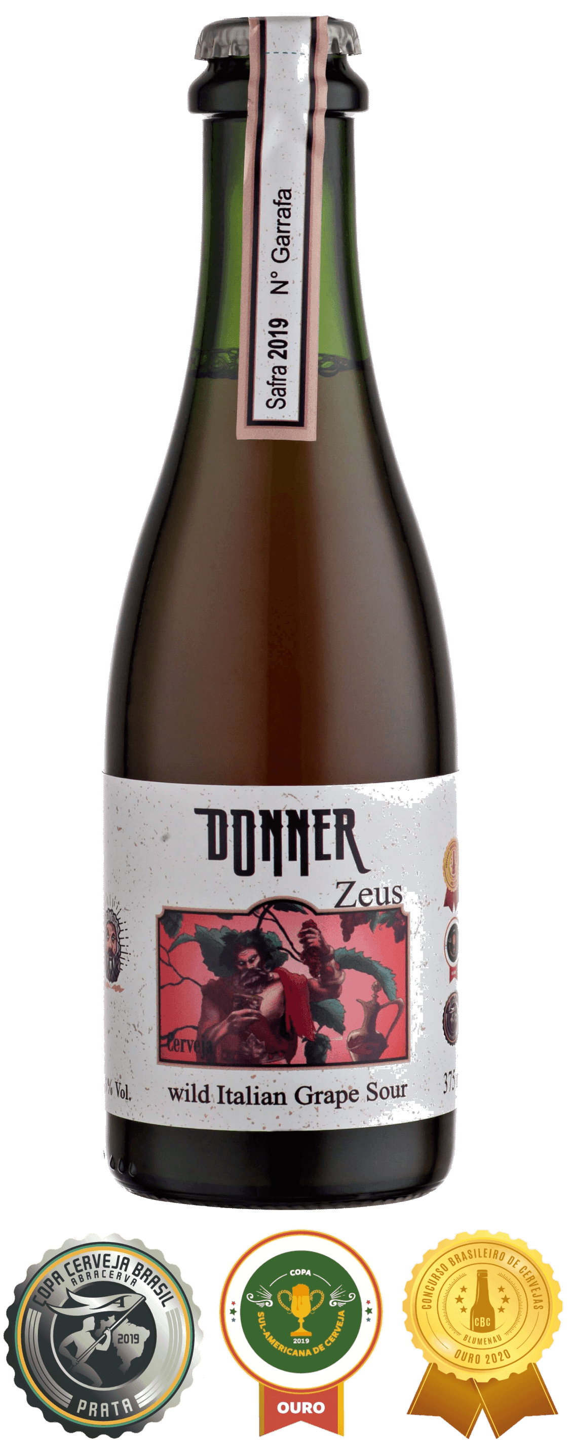 Zeus 2020 375 ml - Italian Grape Ale | Donner Cervejaria