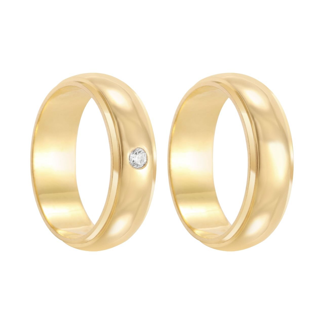 ALIANÇA BOLEADA OURO 18K 5,8MM | LAVINI