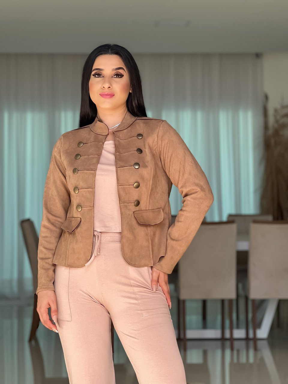 Jaqueta Bomber Casaco Suede Caramelo Medical Devices Casaco Suede