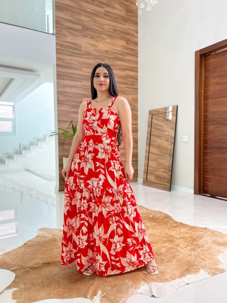 Longo Estampado Modelos De Vestidos Longos De Viscose Vestido