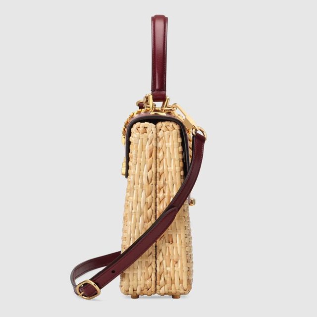 Sylvie wicker small top handle bag