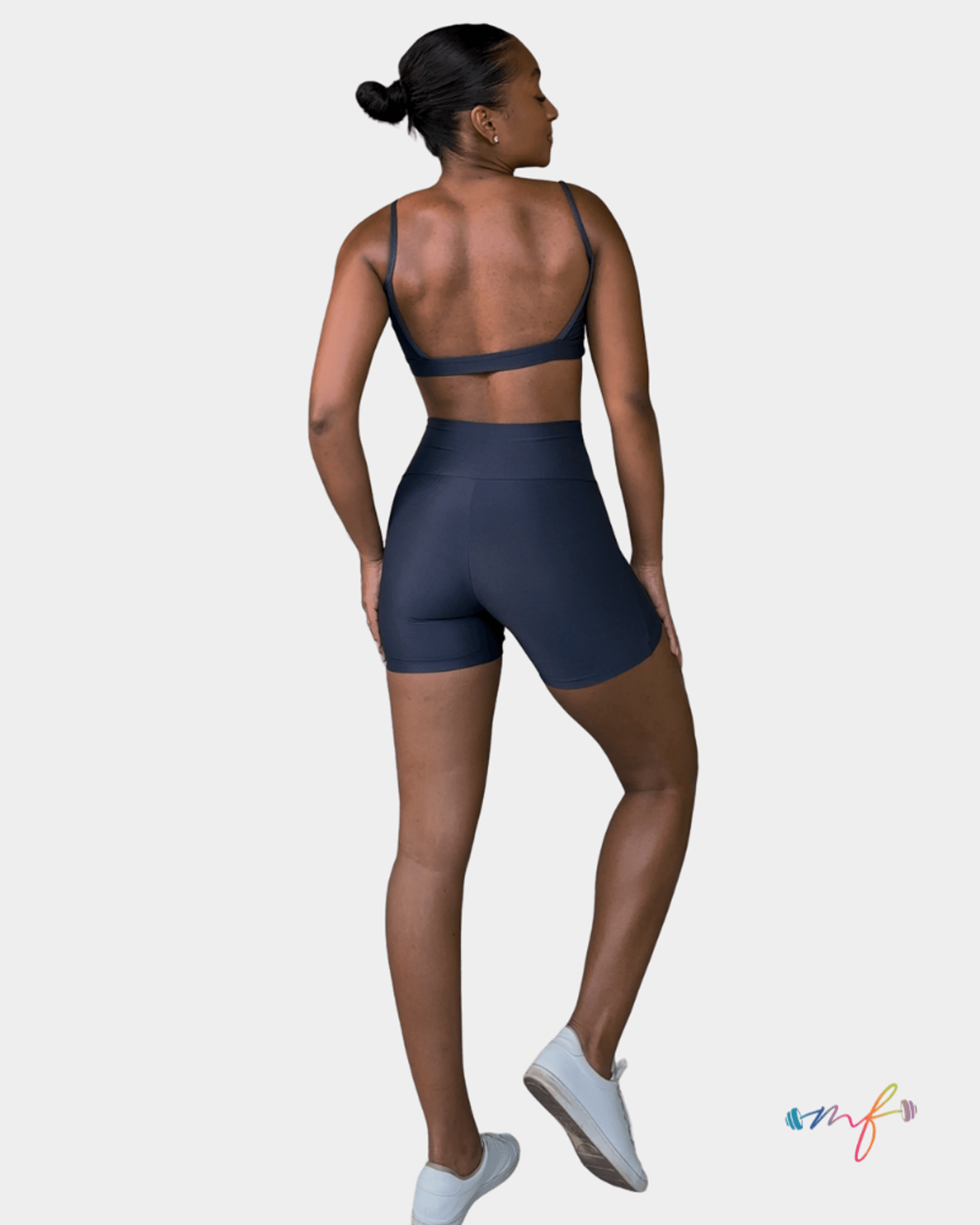 Conjunto Gaby Top + Short Aveludado | Maryfit SportWear