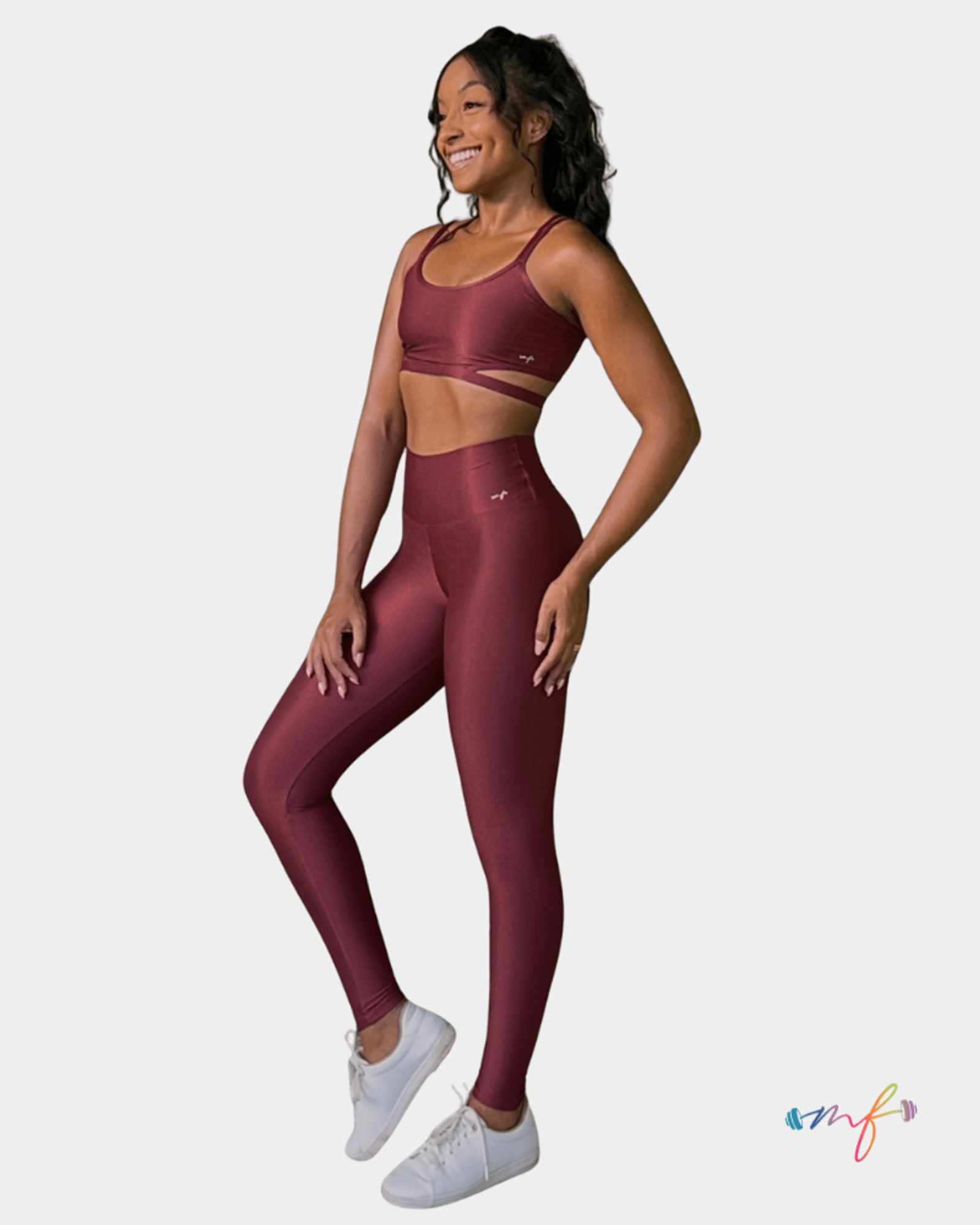 Conjunto Cris Top + Legging Aveludado | Maryfit SportWear