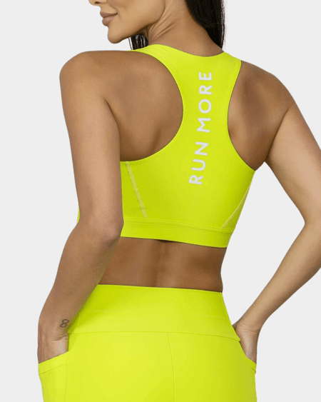 Top Run More Alta Sustentação Baixa Pace | Maryfit SportWear