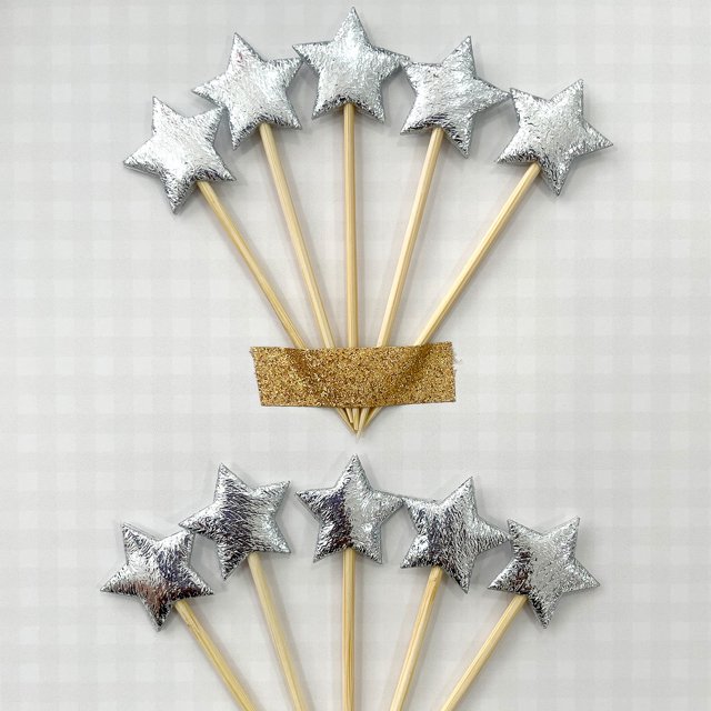 Palito Decorativo Estrelas Neon