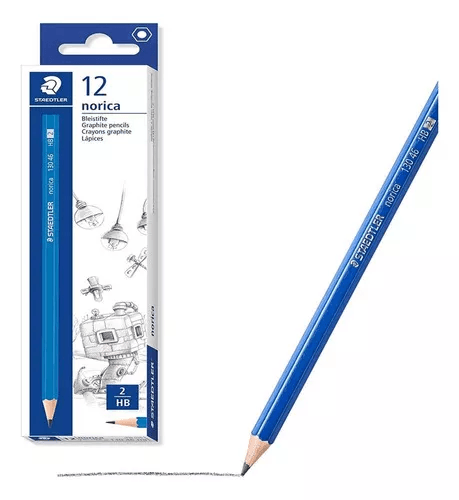 Caixa com 12 Lápis Grafite Hexagonal Nº 2hb Norica Staedtler